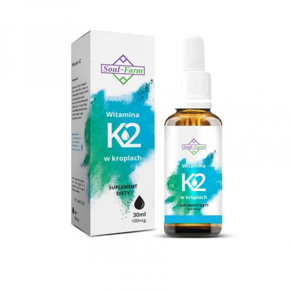 WITAMINA K2MK7 W KROPLACH, SOUL-FARM