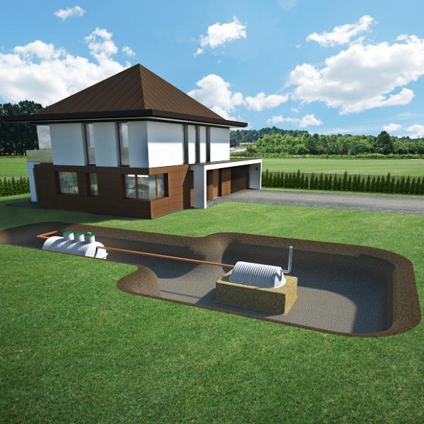 Oczyszczalnia biologiczna EKO-BIO 2500