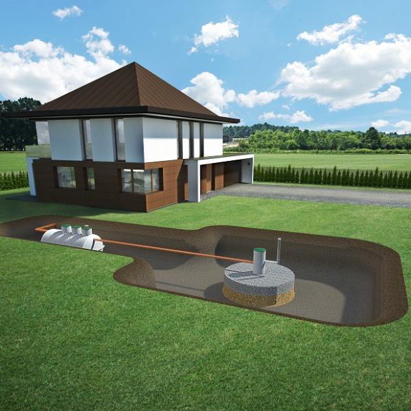 Oczyszczalnia biologiczna EKO-BIO 2500