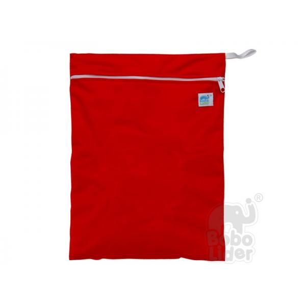 Worek na pieluszkę wielorazowy czerwony
