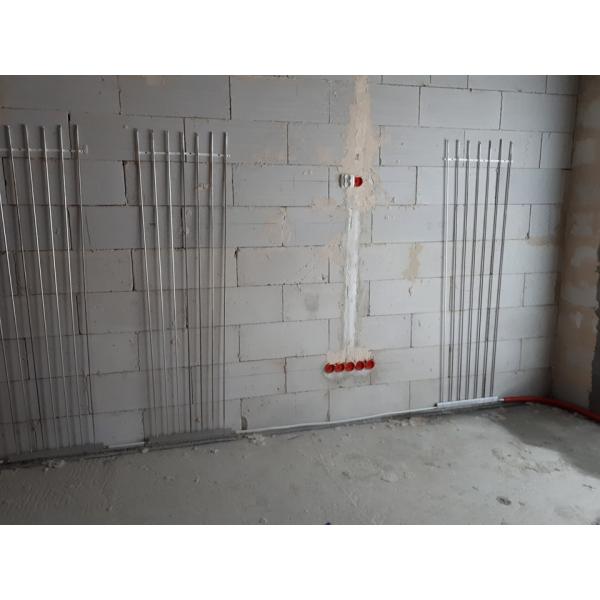 Ogrzewanie ścienne SOFFIO - element podtynkowy wodny