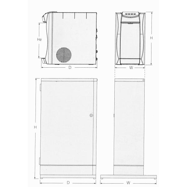 Dystrybutor bezbutlowy wody Blupura Piccola Hot 15 Fizz
